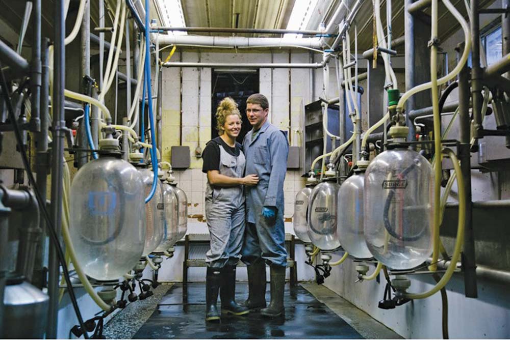 Grainews's tweet photo. Our most-read story overnight: #CdnOYF nominees from British Columbia started #dairy business with a dream,   then realized it through hard work.  https://t.co/kZFiUQeFmS https://t.co/kAMuay5TFs