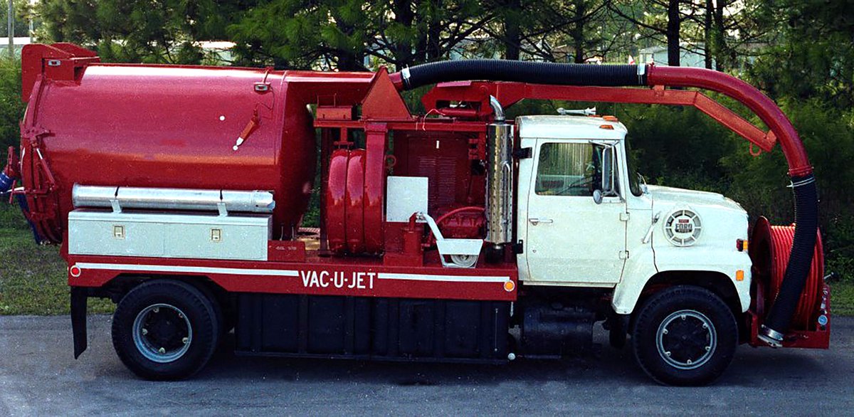 VacConTrucks's tweet photo. The first Vac-con truck. https://t.co/jRhIzKpTl2