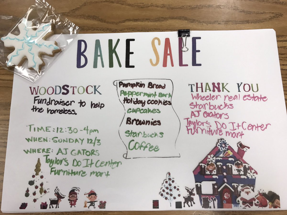 hwinn001's tweet photo. Come support our students who are helping fundraise for the homeless! @PowerMom73 @WESWOODCHUX https://t.co/9CjKMz1X4y