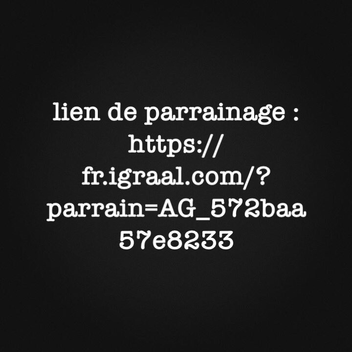 Parrainage_1's tweet photo. lien de parrainage iGraal : https://t.co/reUxkAr9f7

#igraal #lienparrainage #lien_parrainage https://t.co/9R95pjgFRA