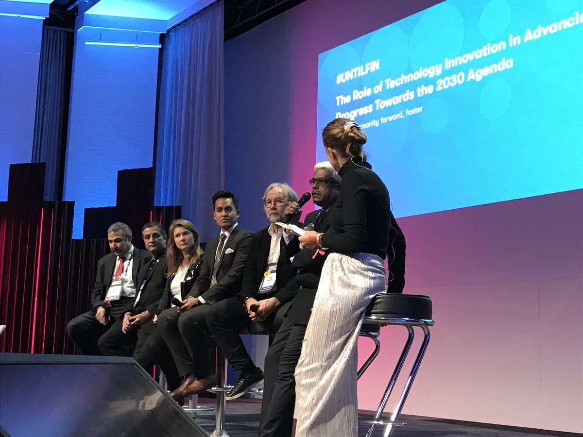 UNTILabs's tweet photo. UNTIL Finland was announced yesterday at #slush17 during UNTIL & @Ulkoministerio side event discussing the role of #tech in advancing the #2030 agenda #UNTILFIN @KaiMykkanen @ilonalu https://t.co/Gs7nrxzreS