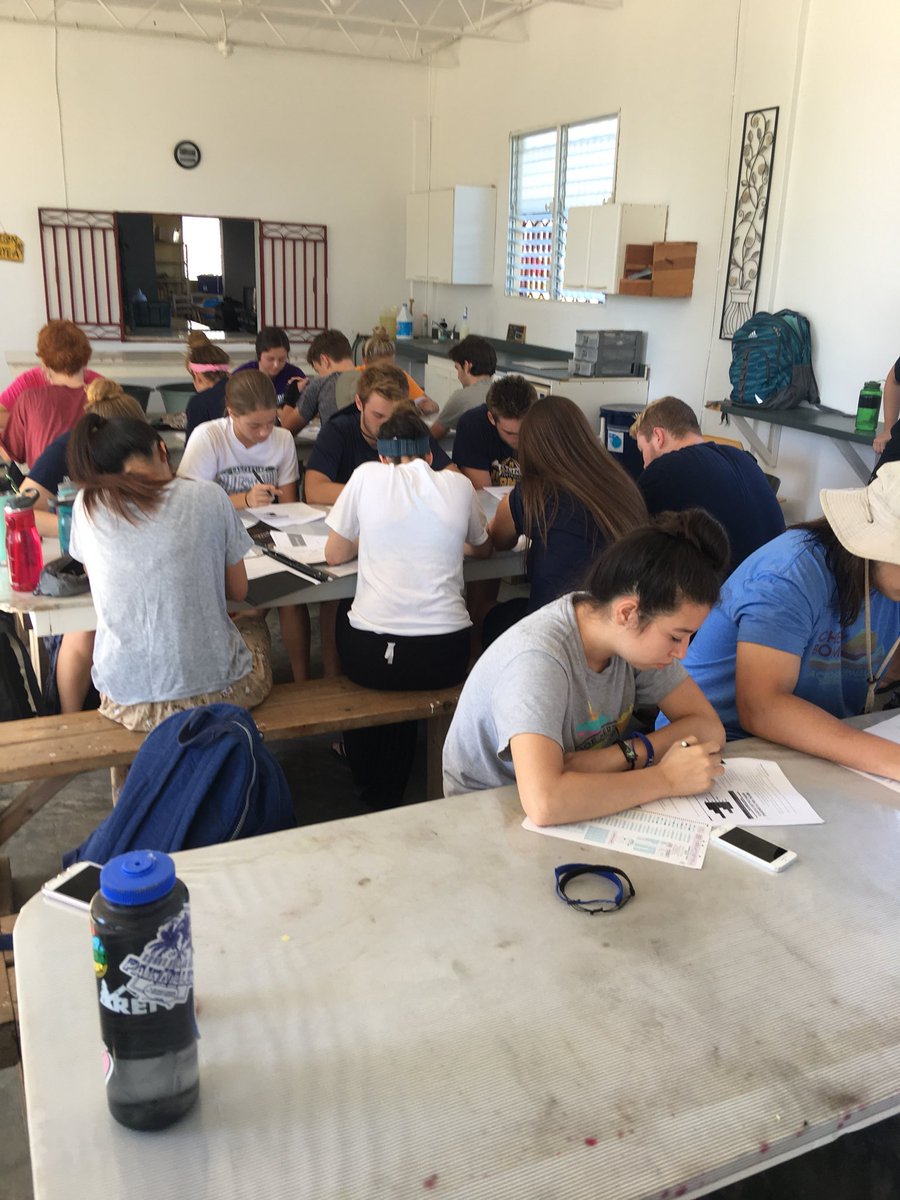 .@EducateSaline @PrincipalStager final exam in Haiti...no break;) #sascompass #shslearn