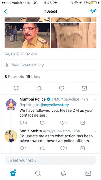 #Indifferent #cops turn blind eye to #accident ow.ly/t3vo30gWPJv #Crime <a href="/MumbaiPolice/">मुंबई पोलीस Mumbai Police</a> <a href="/CPMumbaiPolice/">Commissioner of Police, Greater Mumbai</a> #Alert #CrimeRate #Citizen #Safety #Security #Concern #Mumbai #IrresponsiblePatrolling #Negligence #DrunkDriving #MumbaiPolice #Overspeeding #SocialMedia #Awareness