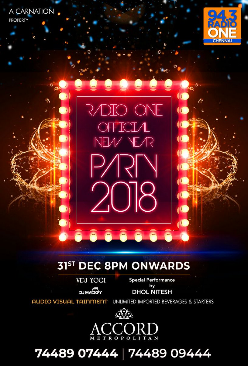 dholnitesh's tweet photo. Those who wanna witness me live on stage :) u can come to Accord Metropolitan on 31st Dec 2017 to celebrate a new year party along #radioone #chennai :) where i will be jamming up with well know dj in the chennai :) #dj #live_mix #dhol #dholnitesh https://t.co/UwUQlf2z9r