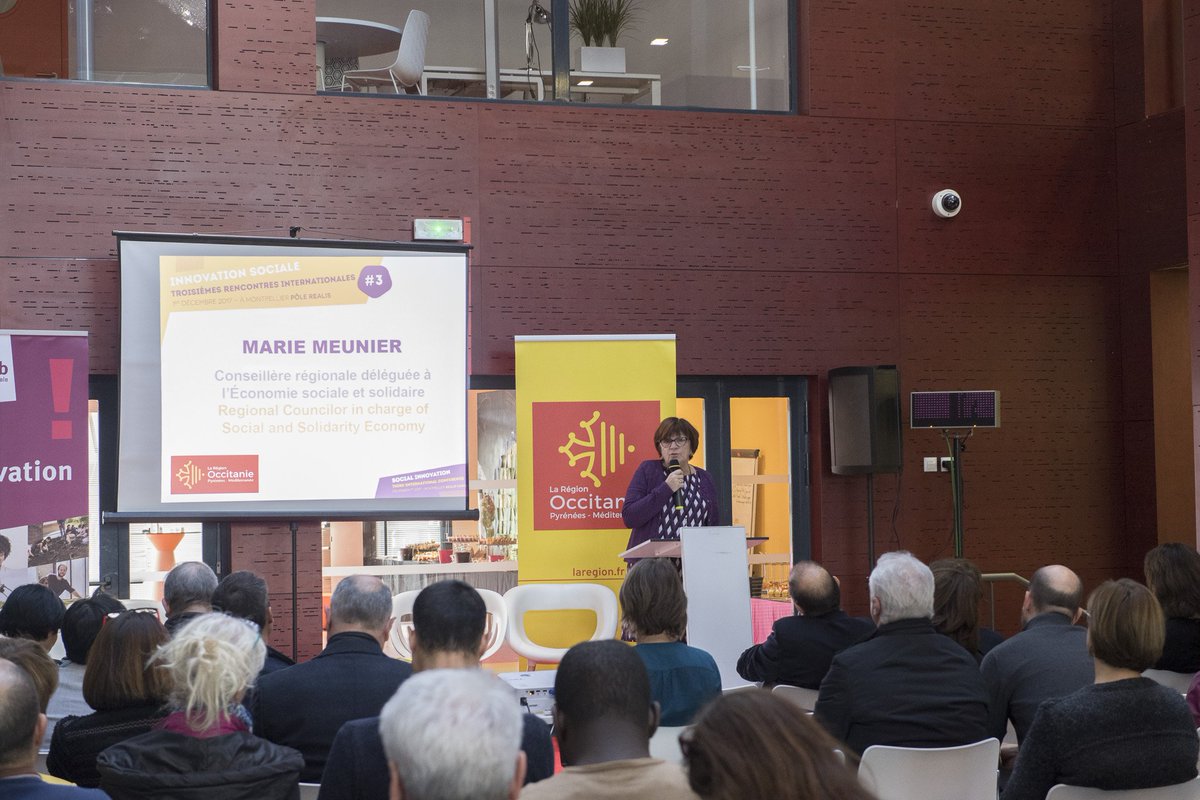 Occitanie's tweet photo. Dans la #région, l'économie sociale et solidaire (#ESS) c'est 213000 salariés & 17800 entreprises ! Les Rencontres internationales de l’#Innovation Sociale encourage la mise en relation des acteurs de l’innovation sociale & l’accélération de #croissance de ces entreprises. #RIIS3 https://t.co/IoQ6yU0RF2