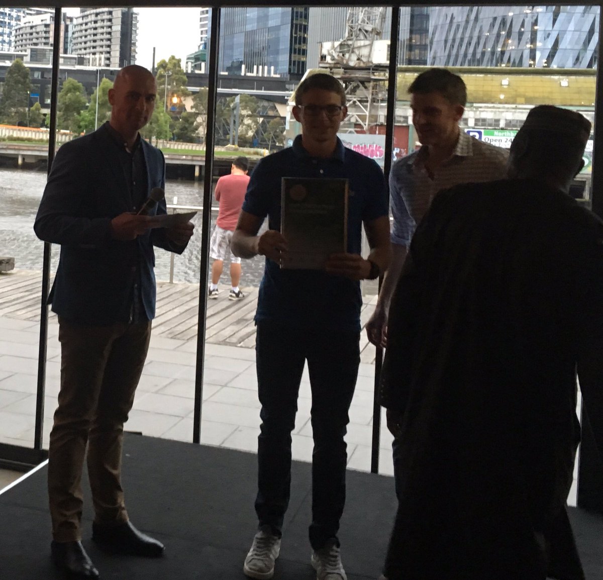 Well done Chris Vine ( @onthegrape_vine ) for winning best conference poster presentation <a href="/ICSPP17/">ICSPP 2017</a> in Melbourne for <a href="/chiuni/">University of Chichester</a> <a href="/OPRG_UniChi/">OPRG</a> MoD funded research on modelling metabolic cost of load carriage.