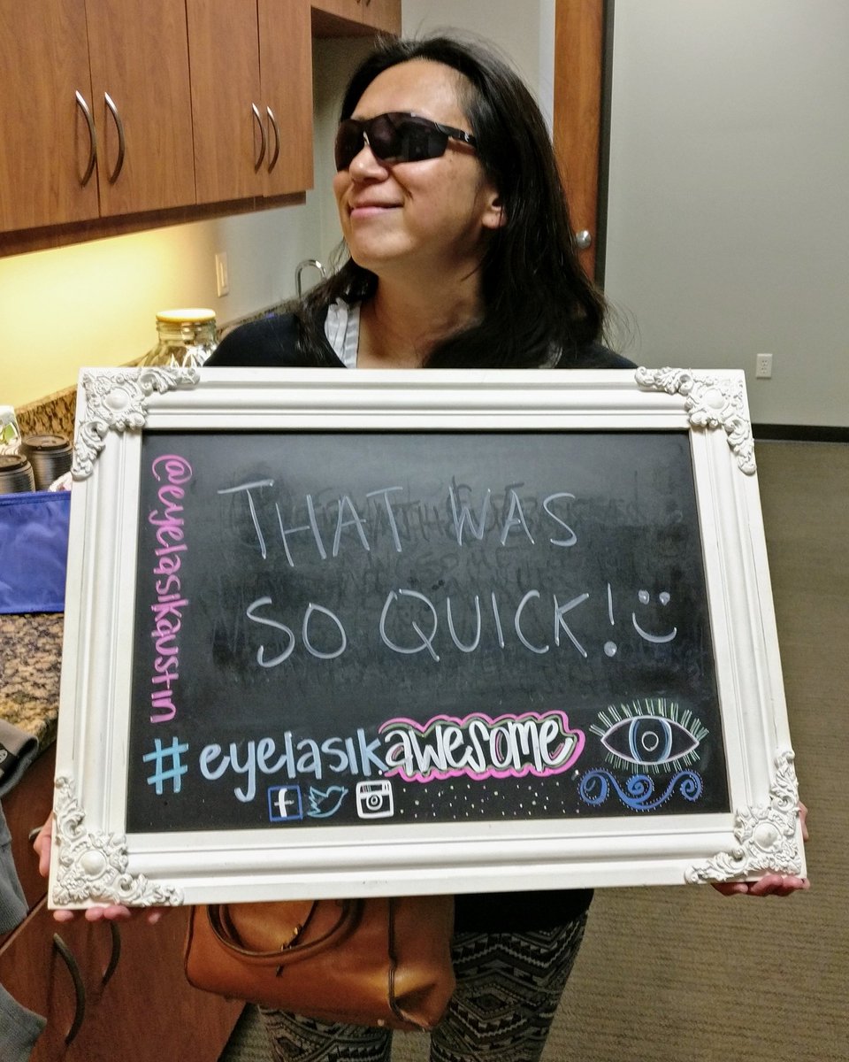 iLASIKAustin's tweet photo. Another happy patient! https://t.co/073htubMEq
