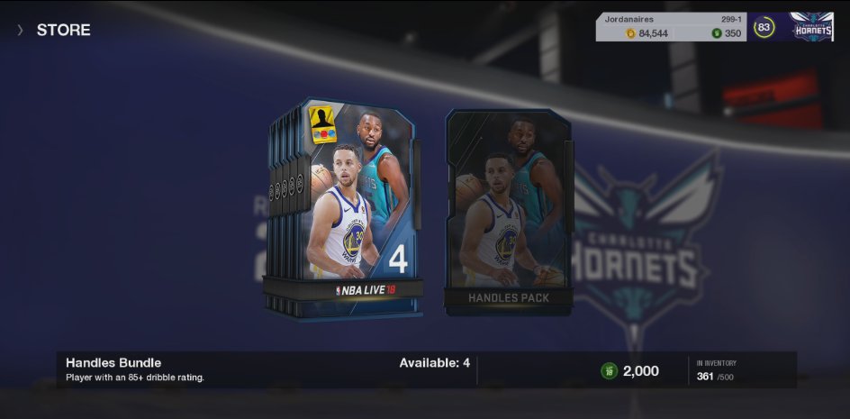 jordan23ww's tweet photo. @EASPORTSNBA @NBALIVE_UT @NBALiveMovement @NBALiveSociety @NBALiveOfficial @NBALiveBR Today in LUT! #RookieLadderSolo #HandlesPacks with guaranteed topper, a Playstyle player with 85+ dribble rating! https://t.co/nEw6KxmX3o