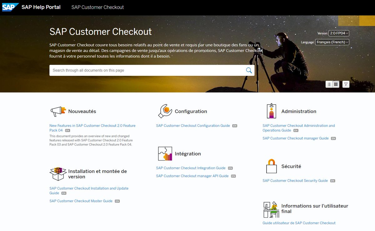 Do you want to sell #SAPCustomerCheckout in France? Check out our user guide which is available in French now on #SAPHelp: help.sap.com/viewer/product…