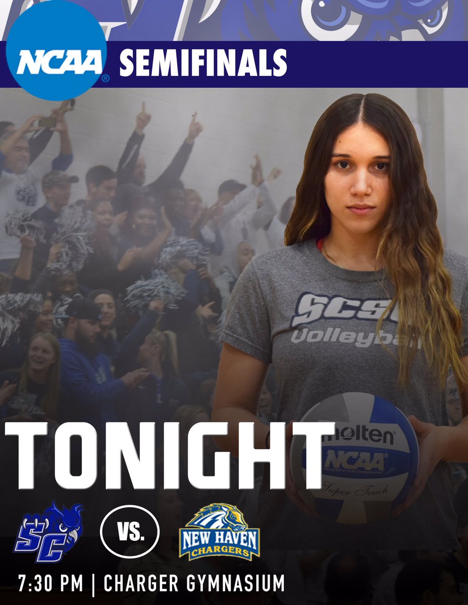 Gabriela Vazquez and SCSU volleyball need you to bring the noise and energy back to Charger Gym tonight! Free tickets for @SCSUtweet students again with valid ID and vans leave from Hickerson Hall at 6:30! Be loud and proud tonight! <a href="/SCSUBlueCrew/">Blue Crew</a> <a href="/SCSUResLife/">SCSU Residence Life</a> <a href="/SCSUTopOwl/">Joe Bertolino 🔝🦉</a>