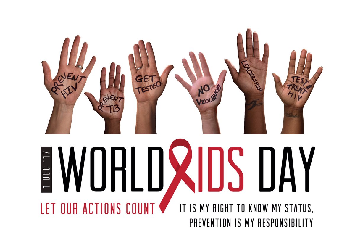 KiciaRashid's tweet photo. World AIDS Day #everbodycounts #WorldAIDSDay End isolation, end the stigma, end HIV transmission https://t.co/BJhGebvKaJ