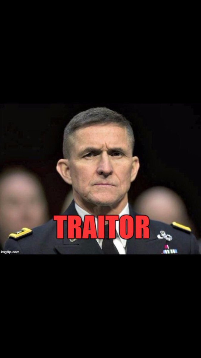 funder's tweet image. Michael Flynn is a traitor—retweet if you agree #TrumpRussia #FlynnFlipped
