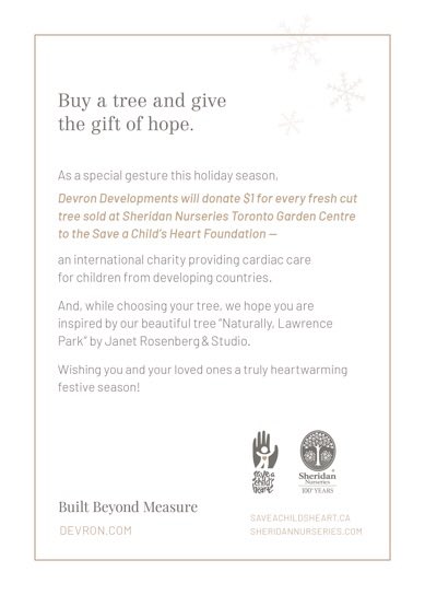 SheridNurseries's tweet photo. Buy a fresh cut #Christmas tree, $1 goes to Save A Child's Heart Foundation | @DevronDev #NaturallyLP https://t.co/5uHFLTAHK7