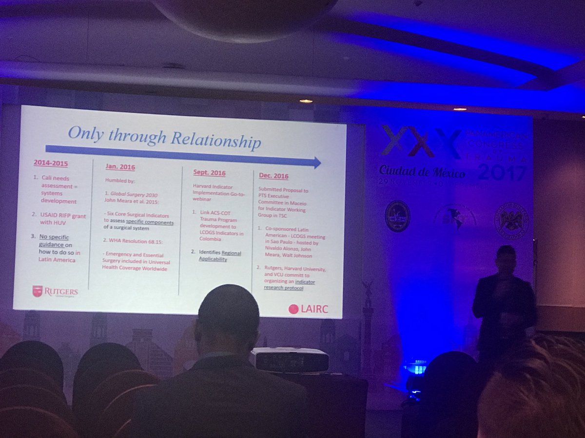 RUglobalsurgery's tweet photo. . @DrGregoryPeck talking about the #LAIRC at the @SptCongreso @Panamtrauma today. @HarvardPGSSC #LCoGS https://t.co/38jbjn1byu