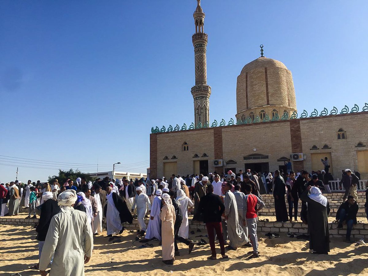 anadoluagency's tweet photo. Prayer services resume at bomb-hit #Egypt mosque https://t.co/bpkkft7nPE
#EgyptMosqueAttack https://t.co/DOuvwH3uu4