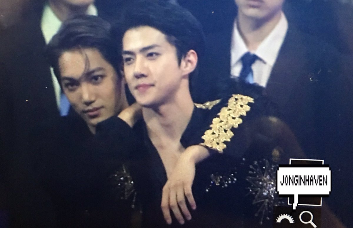 jonginhaven's tweet photo. 171201 #MAMA2017 #KAI #SEHUN #JONGIN #카이 #세훈 #종인 #구사즈 

THANK YOU BABIES!!!! https://t.co/Q3DwXXGcHG