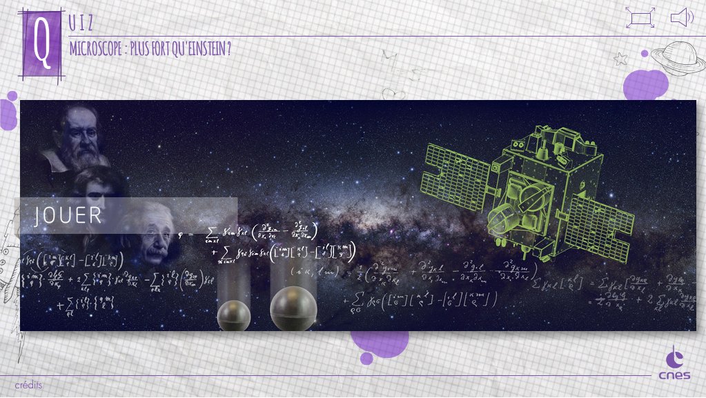 _SapienSapienS_'s tweet photo. #EINSTEIN #MICROSCOPE Les premiers résultats de la mission #Microscope seront dévoilés lundi 4 décembre. 
En attendant, testez vos connaissances autour de certains principes de physique fondamentale avec notre quiz réalisé pour le @CNES​.
https://t.co/BonXc8Ce54 https://t.co/ENAoGqKzUI