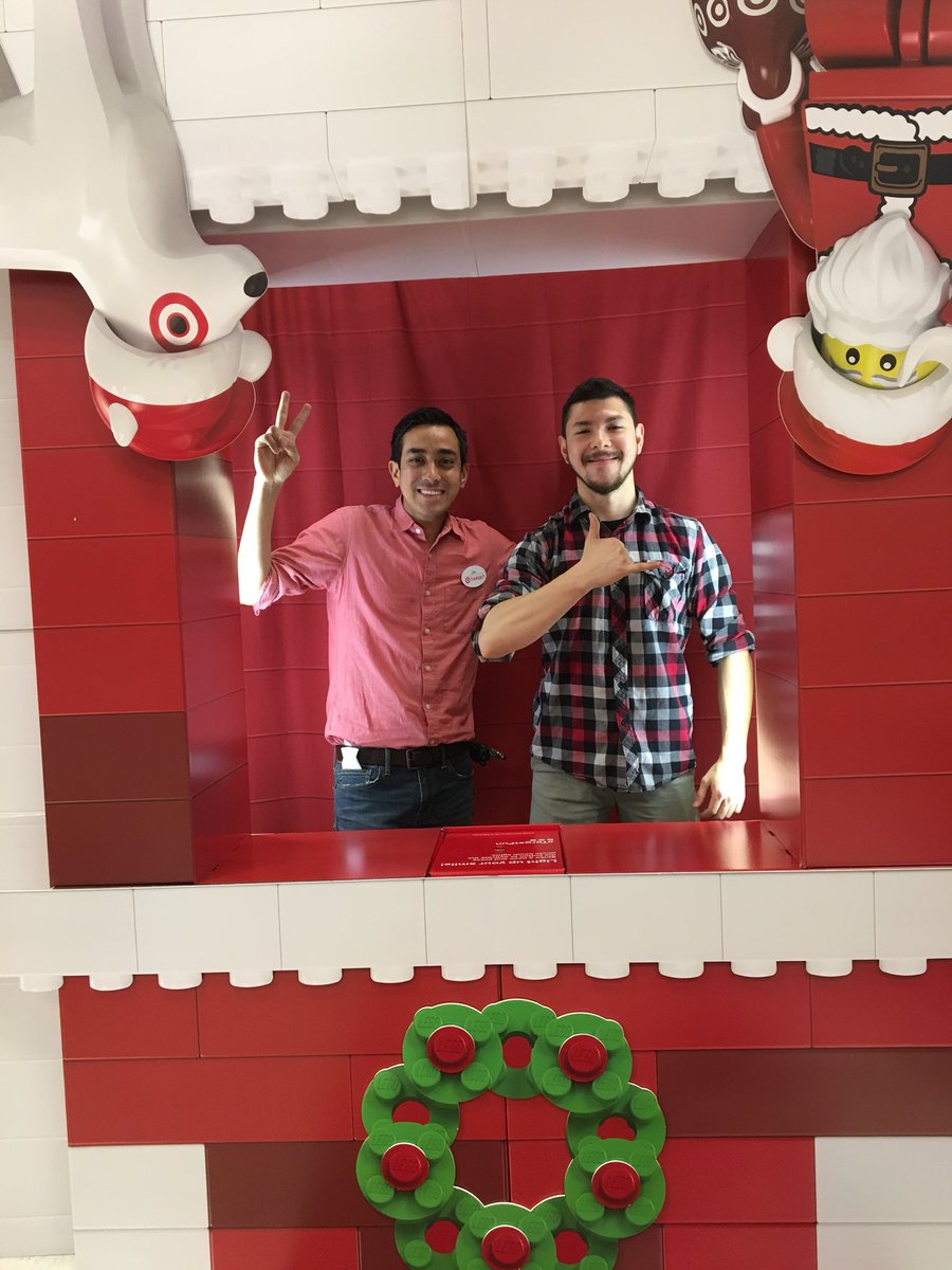 jimshrestha's tweet photo. Christmas has arrive finally. Photo booth fun  #targetfun #christmasfever @AllanTGT @keithlyons01 https://t.co/gO2KRdUA3z