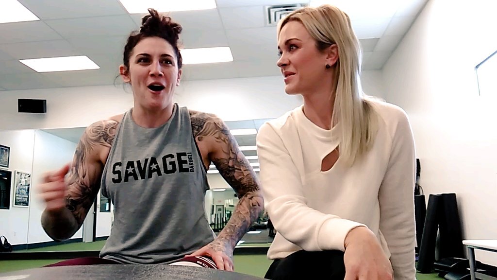 MeganAnderson's tweet photo. The face you make when you talk about how scary Francis Ngannou is hitting pads...

We talk about all the women's fights, how crazy and exciting the Gaethje/Alvarez is going to be and much more ahead of #UFC218 this sat night!!

⬇️⬇️⬇️⬇️⬇️⬇️
https://t.co/UeloSuWmiY https://t.co/aP60VjJVT2