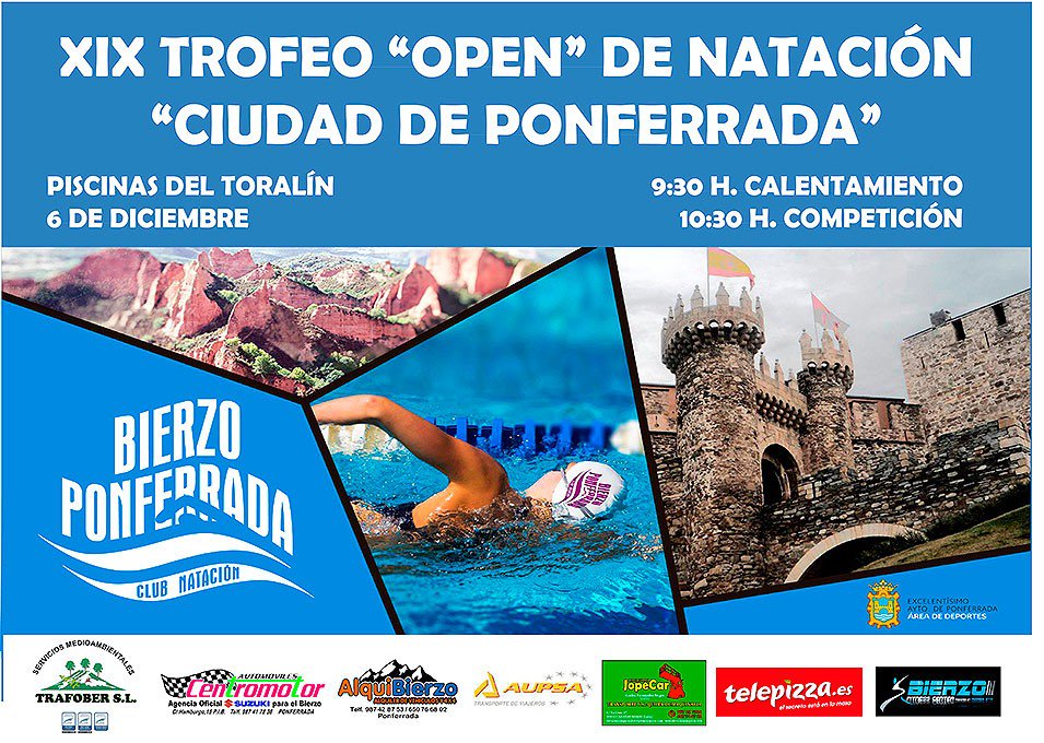 Infobierzo's tweet photo. 🏊‍♀️🏊Las piscinas del Toralín acogen el XIX Trofeo Open de Natación Ciudad de #Ponferrada
https://t.co/OHKQAbVPpL https://t.co/FyWzKnuDgP