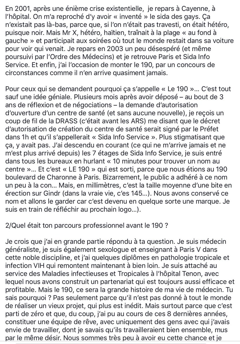 Le190_Paris's tweet photo. A l’occasion de la #JourneeMondialeDeLutteContreLeSida nous avons interrogé le directeur et fondateur du 190, le Dr Michel Ohayon. 30 ans de lutte derrière lui et beaucoup de choses à dire. #Le190 #WorldAidsDay #UEqualsU 1/2 https://t.co/ZmDpkSrdRC