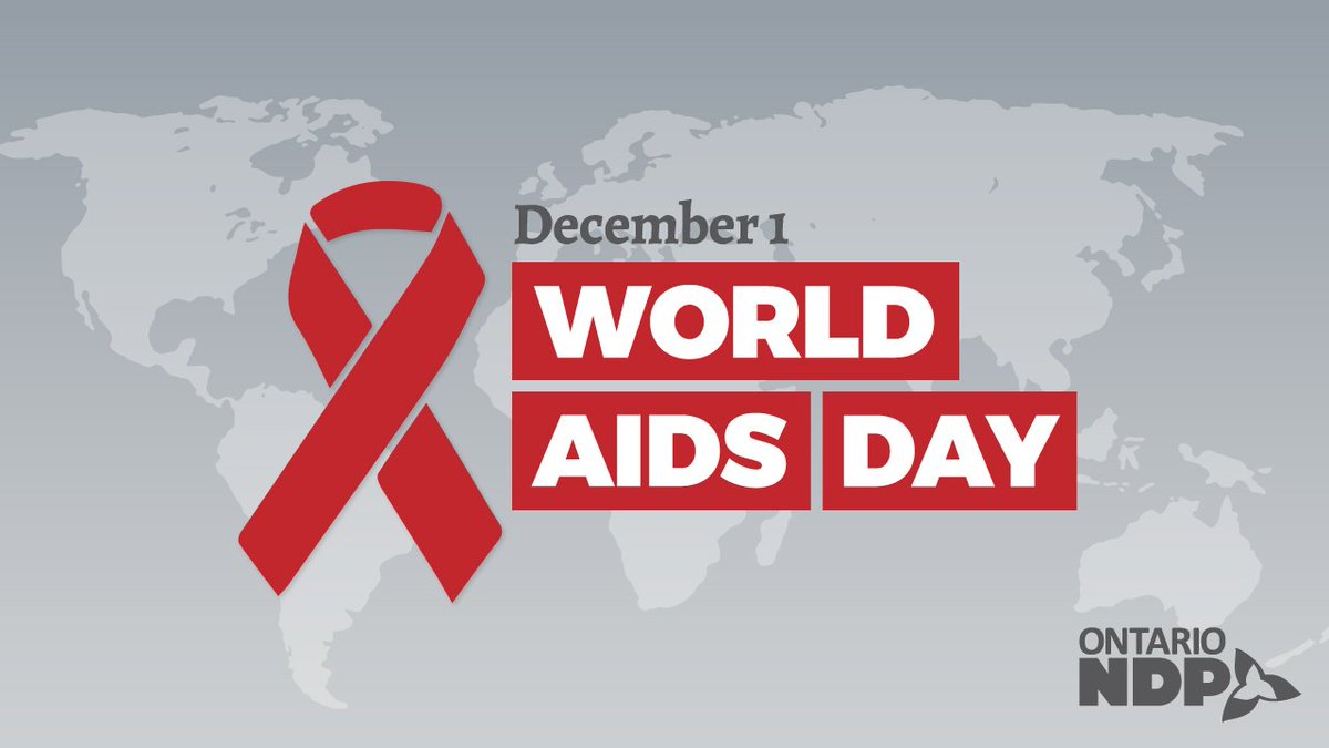 On #WorldAIDSDay, and the start of Aboriginal AIDS Awareness Week, New Democrats extend sincere thanks to the orgs, experts, &amp; activists who work throughout the year to end stigmatization and improve access to care.   ontariondp.ca/news/statement… #onpoli