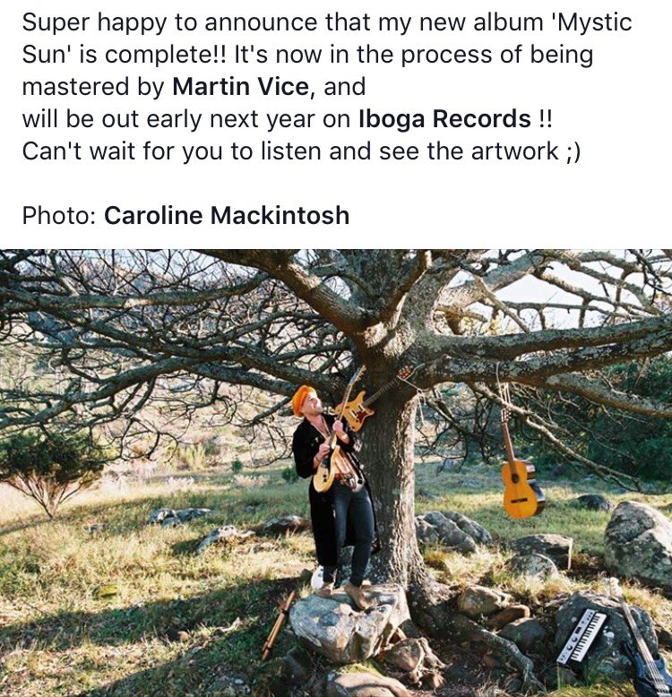 New album done ✅ Released early next year #sadhusensi #ibogarecords #mysticsun