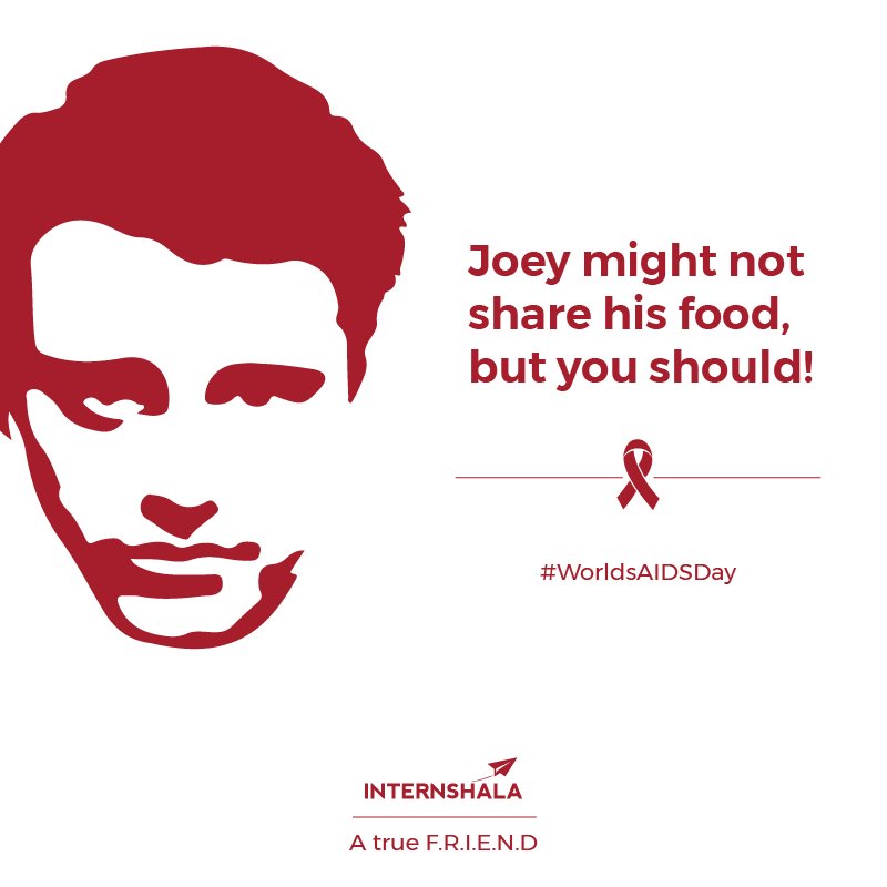 Internshala's tweet photo. AIDS may not be cured but your ignorance can! You can't get HIV from sharing food, kissing, or by hugging someone - so, it's time to #BreakTheStigma.
#WorldAIDSDay #ActAgainstAIDS #AIDSDay #AIDS2017 https://t.co/ECf2VvXK6P