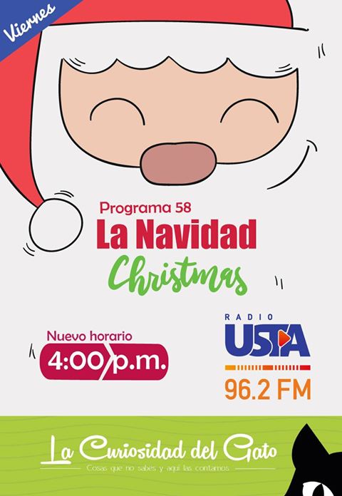 RadioUSTAFm's tweet photo. #WeekendUSTA🎄¡HOY! La Curiosidad del Gato hace su despedida de temporada con un programa súper especial🎉😼😸 Porque lo que no saben ¡Aquí se lo contamos! https://t.co/2AazhF04Fv