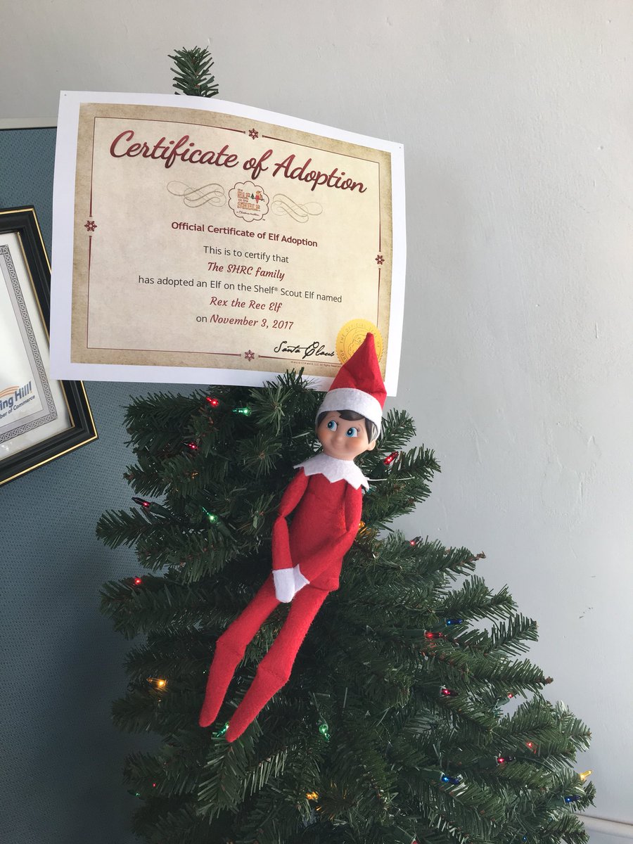 SpringHillRec's tweet photo. #RextheRecElf is here! Check back daily to see what shenanigans he’s up to! #SpringHillKS #SHRCKS https://t.co/xooge4s2FB