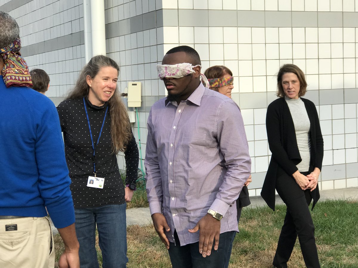 UNCTVAlliances's tweet photo. #PublicMediaNorthCarolina @UNCTV Advancement Team-building exercises. Eggdrops in the studio and obstacles courses with blindfolds. Builds #trust &amp; strengthens #ideation skills. https://t.co/e1n5lPzeea