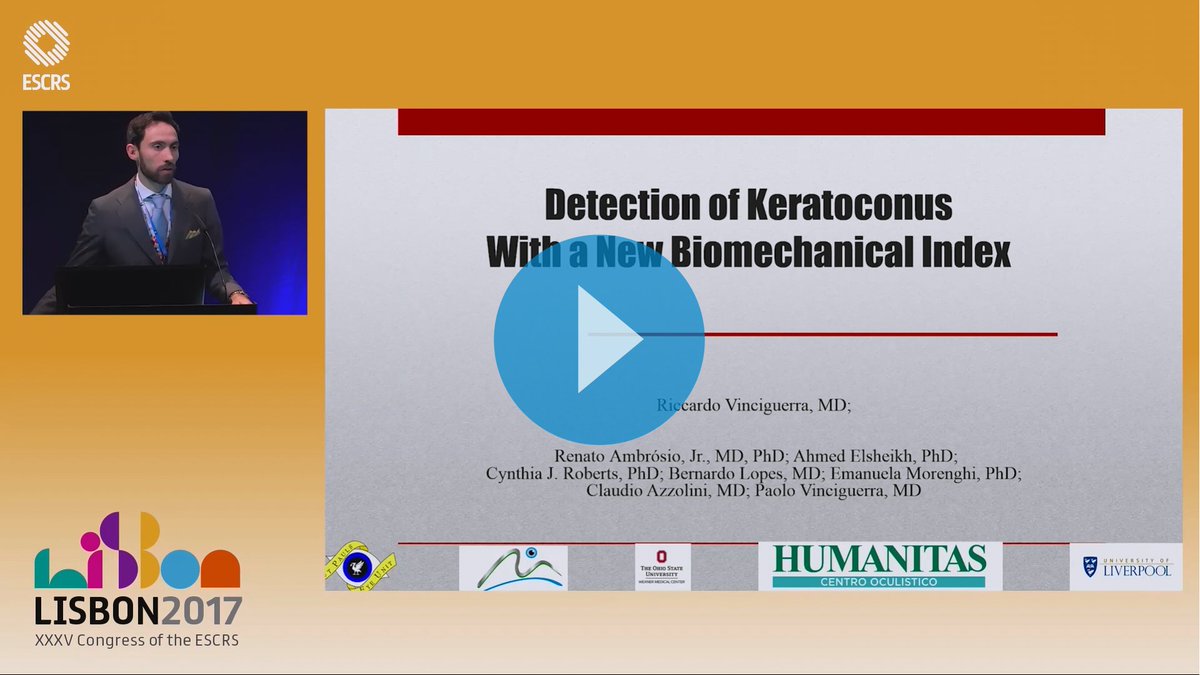 OCULUSofficial's tweet photo. Check out @ric_vinciguerra's lecture on "Detection of Keratoconus with the new Biomechanical Index" at https://t.co/tFRN2sqTcU …! #ESCRS17 #CorvisST #cornealbiomechanics #keratoconus #refractivesurgery #OCULUS #oculusgermany #oculusofficial https://t.co/YklLAXbg9t