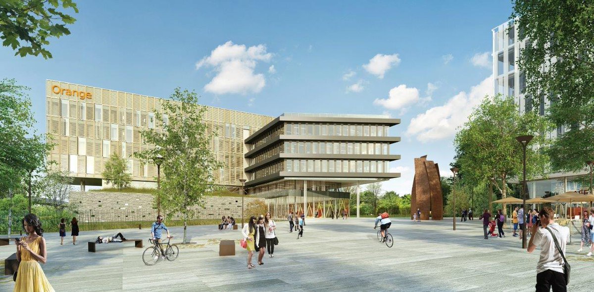 JacobsPierre's tweet photo. Véritable outil d'attraction majeure au travers de l'innovation, le nouveau bâtiment Orange Labs @cessonsevigne s'inscrit dans une démarche Haute Qualite Environnementale #C3 @OrangeRSE https://t.co/SeqANytNBu