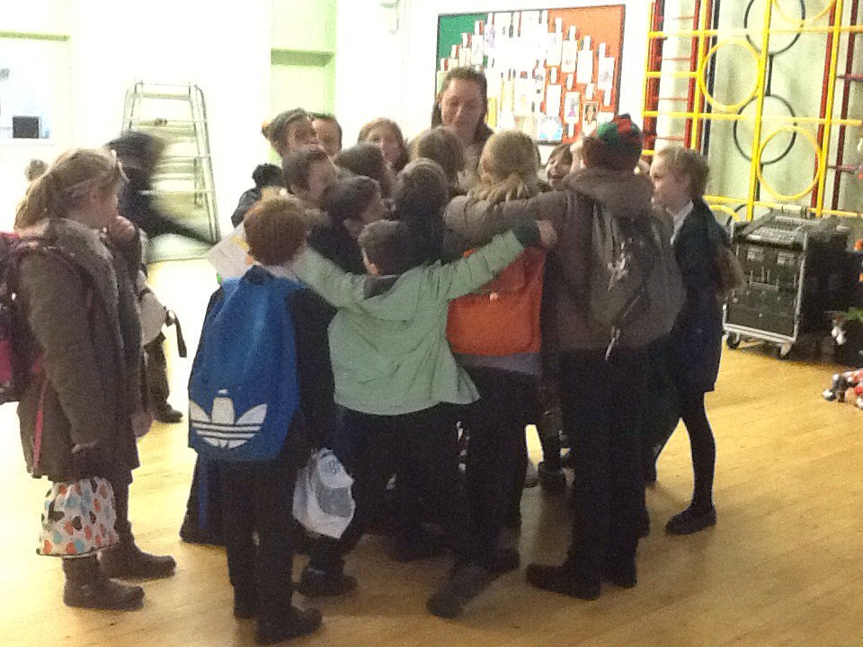 shakespearePPS's tweet photo. Class hug! Goodbye Miss Goodman- we'll miss you! https://t.co/f3ij7o6vsI