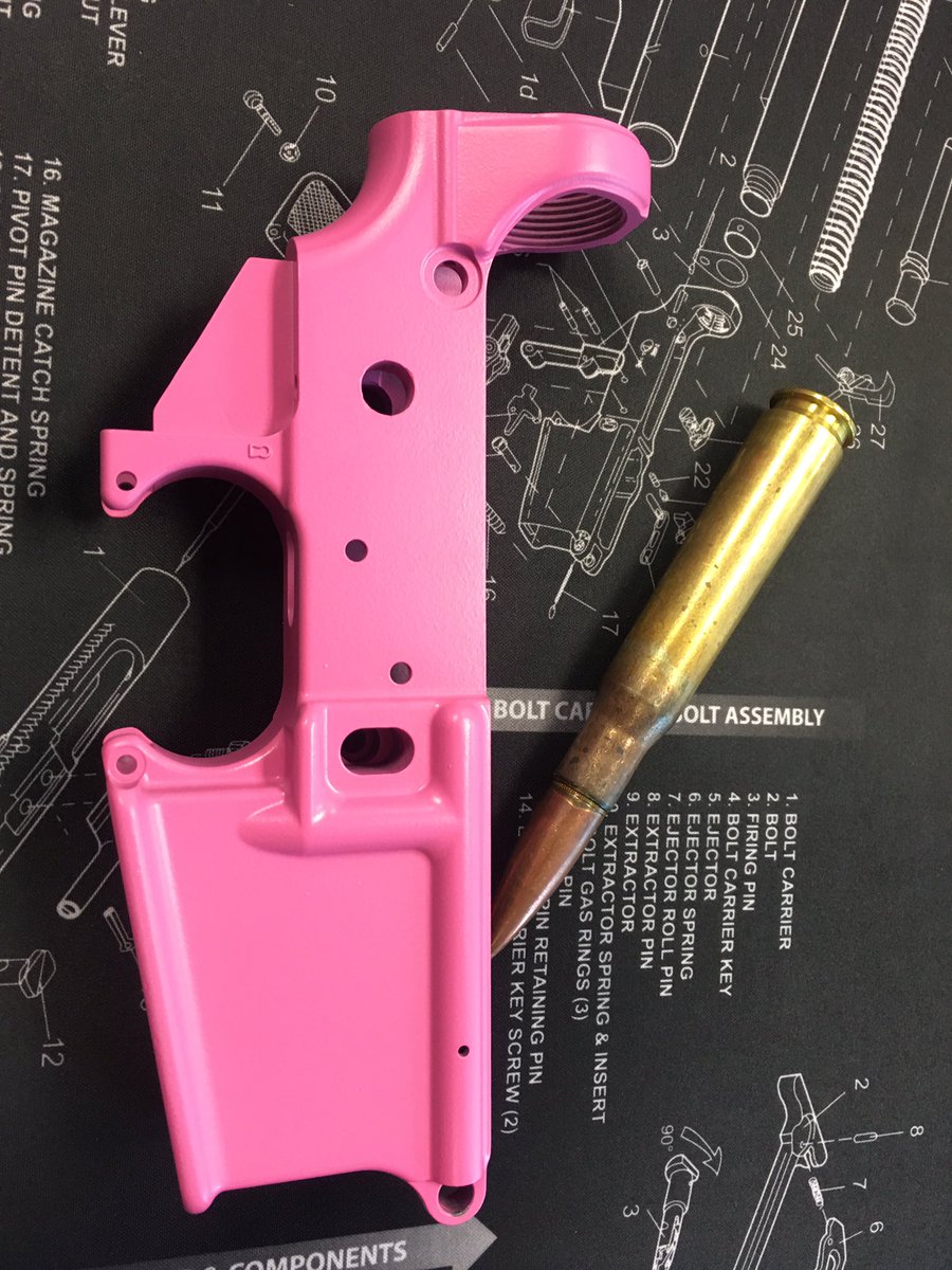 riflesupplyhb's tweet photo. #flashbackfriday to when we did a pink Cerakote AR. You dream it we can build it. #riflesupply #ar #ar15 #guns #pistol #rifle #rifleupper #upper #huntingtonbeach #surfcityusa #surfcity #arupper #ar15upper #arpistol #arpistolbuild #cerakote #arpistolupper #blackrifle #blackrifles https://t.co/hxm69qkGWr