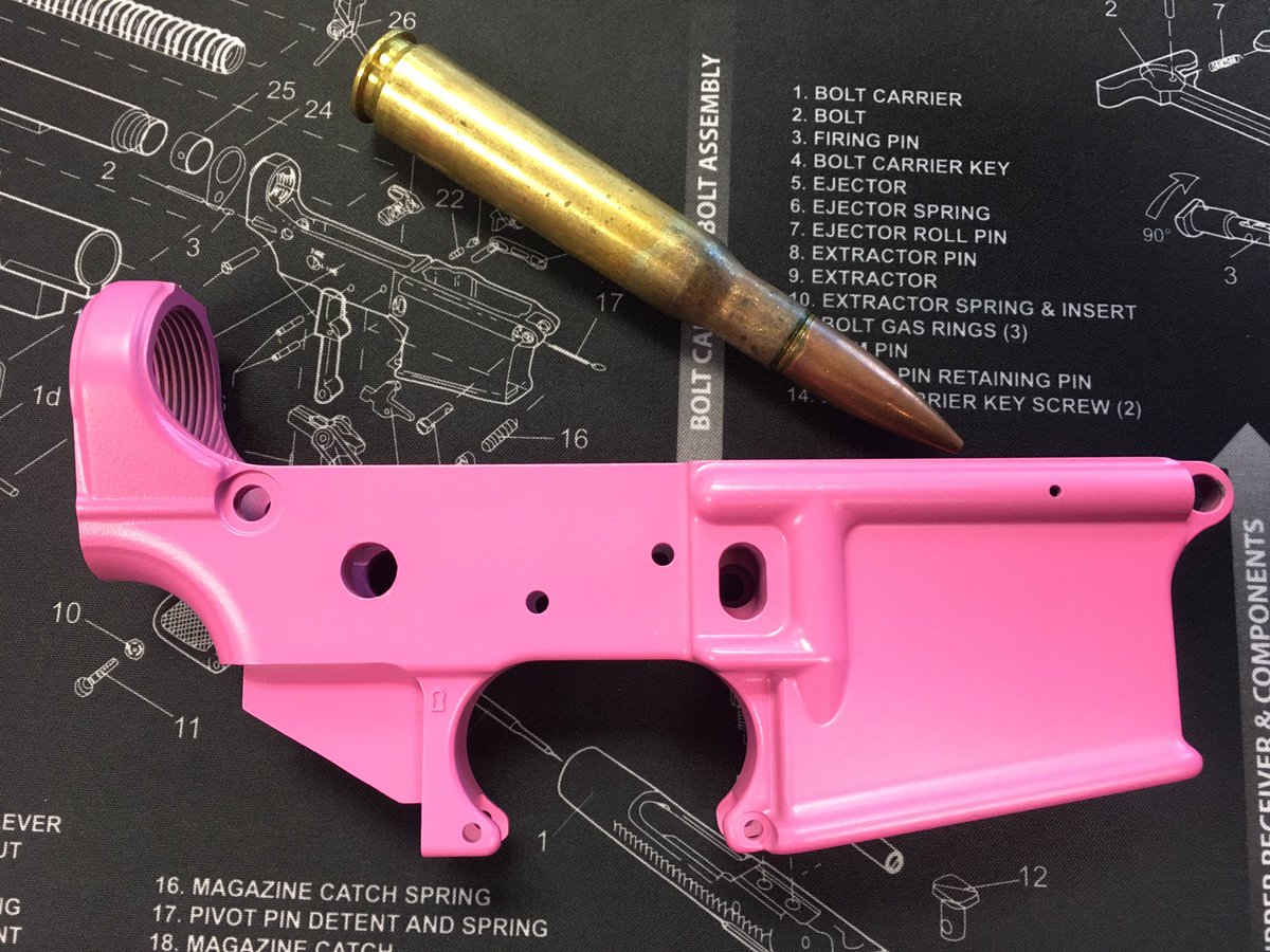 riflesupplyhb's tweet photo. #flashbackfriday to when we did a pink Cerakote AR. You dream it we can build it. #riflesupply #ar #ar15 #guns #pistol #rifle #rifleupper #upper #huntingtonbeach #surfcityusa #surfcity #arupper #ar15upper #arpistol #arpistolbuild #cerakote #arpistolupper #blackrifle #blackrifles https://t.co/hxm69qkGWr