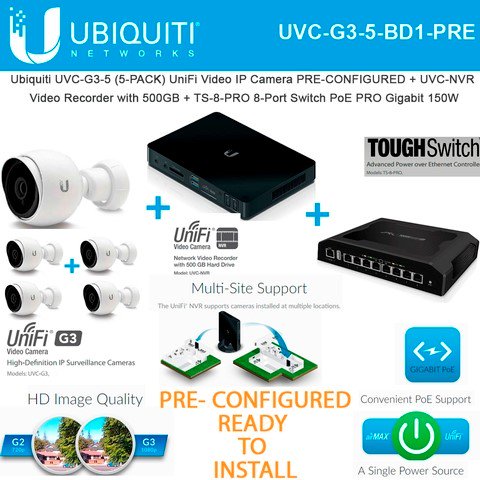 FlytecCompUSA's tweet image. Ubiquiti UVC-G3-5 (5-PACK) UniFi Video IP Camera 1080p Indoor/Outdoor PRE-CONFIGURED
flyteccomputers.com/product/22058/…
#AlarmSystemInstallation #ResidentialSecuritySystem #CommercialSecuritySystem #HomeSecuritySystem #BusinessSecuritySystem #SecurityAutomation #HomeSurveillance #CCTVSystem