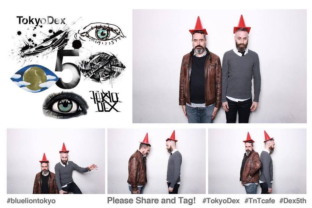 blueliontokyo's tweet photo. #tokyodex #tntcafe #dex5th #blueliontokyo #tokyo #photobooth #themanintheorangesafetycone https://t.co/QrFVLNeJbA