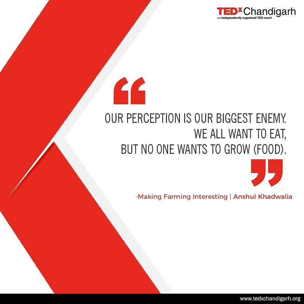 TedxChandigarh's tweet photo. "Take out a moment to thank that nameless hero who puts the food on your plate." Have a grateful #dinner !
#tedxchandigarh #thankyoukisan  #2017conference #tedxtalks #throwback https://t.co/hNEH1HRzPx