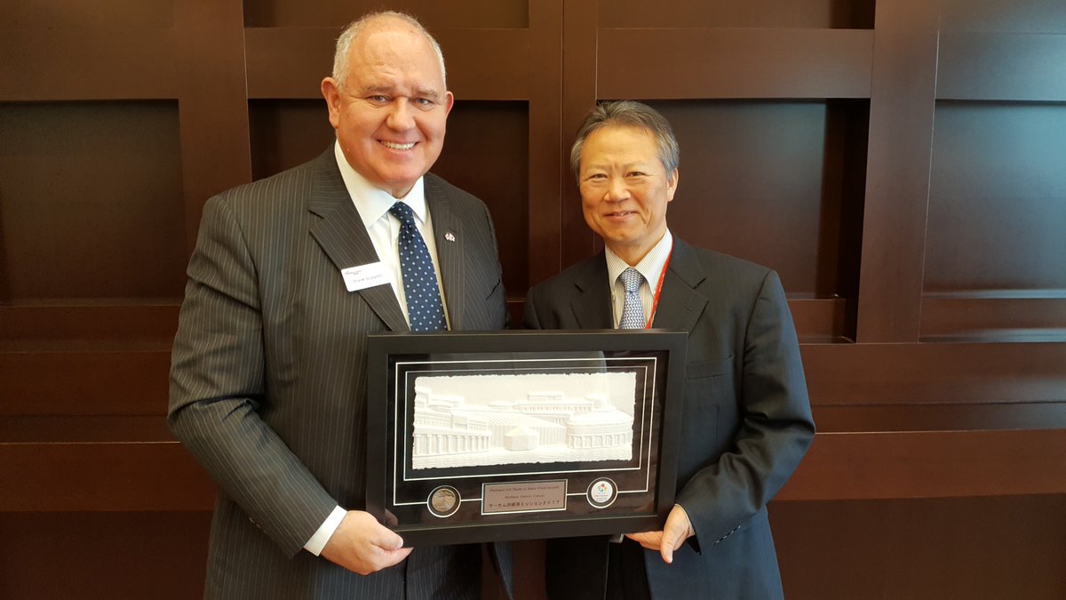 cityofmarkham's tweet photo. Did you know that Weins Canada in #Markham is the top sales leader for @ToyotaCanada and @lexuscanada? Mayor @frankscarpitti and members of the Markham business delegation visited the world HQ of @ToyotaMotorCorp in Nagoya, Japan this week. #JapanMissionTrip #HighTechCapital https://t.co/r8OvuhfYfd