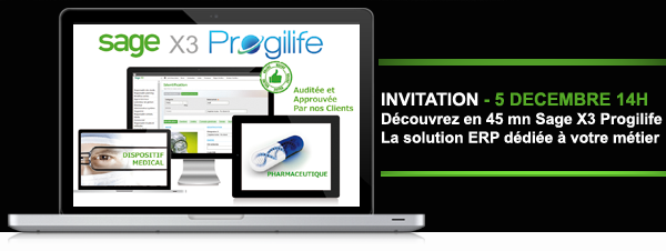 groupeproginfo's tweet photo. #sagex3 #ERP progilife solution métier dédiée aux #industrie #commercedegros #pharmaceutique et #dispositifmedical #medicaldevice
#démonstration #produit le Mardi 5 décembre de 14h à 14h45
@sagefrance @sagepartners
Inscrivez-vous : https://t.co/sTNUC31O9W https://t.co/uBQfOHDIVZ