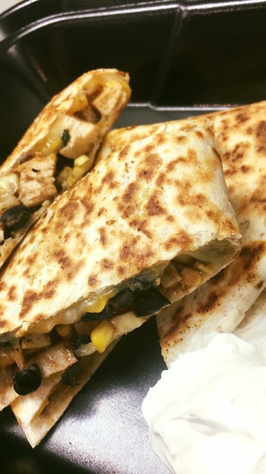 DocksideSandusk's tweet photo. Miss this? Dockside's Chicken Quesadilla with black bean corn salsa, pick de gallo, cheddar jack cheese... Now being served at @sanduskycoffee Boom Town Coffee their lunch menu is avail 11-230 Mon-Sat https://t.co/B1uHvjcmdw
