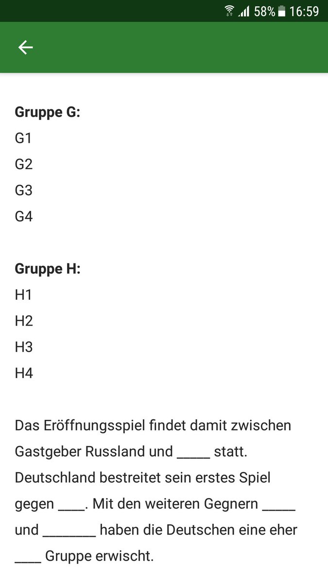 JoshWschmidt's tweet photo. Die #Toralarm-App war auch schon mal informativer...
#WMAuslosung #WM #Lückentext https://t.co/h9bp10uxa3