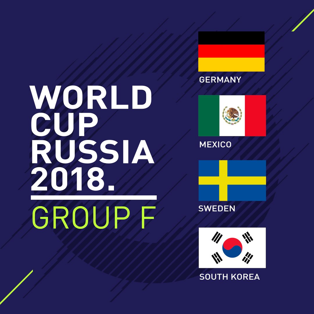 The defending champions are in tough in Group F #WorldCupDraw