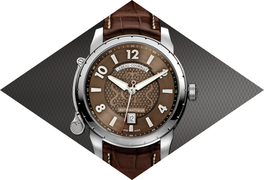 Black is cool. White as well. But chocolate is so elegant ! That's our Le Dauphin timepiece, with its marvelous brown dial &amp; strap. The perfect combo for the week-end ? Enjoy your week-end !