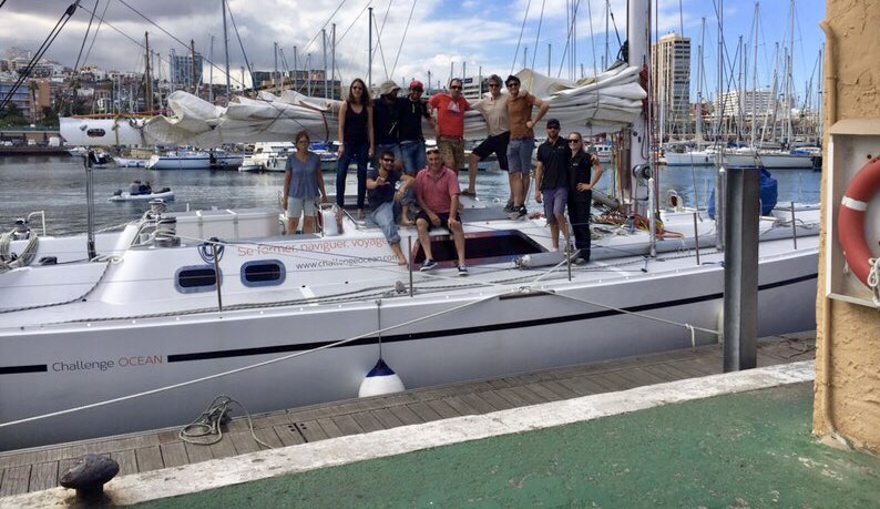 challenge_ocean's tweet photo. Whirlwind en escale à Las Palmas. Prêt à mettre le cap sur la route de l’alizé. Rendez vous en Martinique #transat #challenge67 https://t.co/9hQULWSLAT