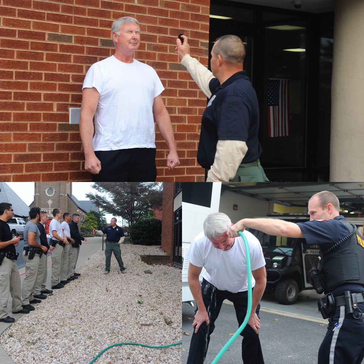 Never have someone else do something you wouldn’t do yourself. #pepperspray #Leadership101