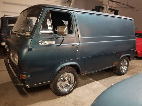 econolinegarage's tweet photo. We just picked up the same model #1967 #ford #econoline #displayvan a few weeks ago in #pensacola #florida. More than likely given the color, it was also a #belltelephone van. It can be found on CL #philadelphia for $4500. DM @adolfsmittler on Instagram. https://t.co/T0I2UOC6ea