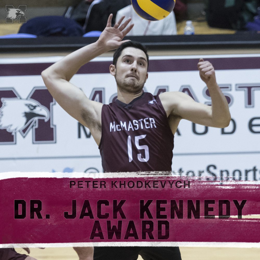 The Dr. Mary Keyes and Dr. Jack Kennedy Awards are bestowed upon <a href="/McMasterU/">McMaster University</a> student-athletes who best combine academic and athletic success, as well as contributions to the McMaster community.

Your 2017 winners are swimmer Nina Varah and @MACMVB's Peter Khodkevych! #GoMacGo