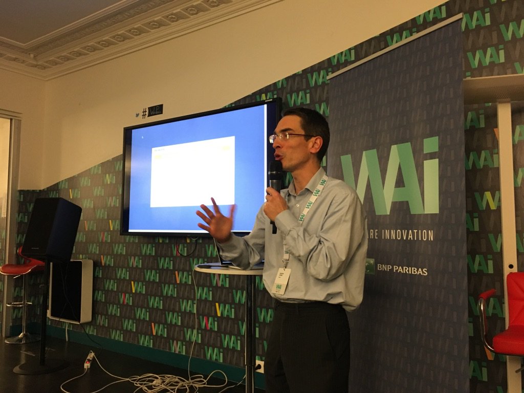 PretotMaud's tweet photo. Event de mi-parcours #WaiBoost #3 > Pitch session : présentation de @dataswati qui développe PowerOP®, une #IA as a Service, pour aider les industries à améliorer l'efficacité de leurs processus (productivité, qualité, consommation d'énergie) en utilisant des données hétérogènes https://t.co/qXjUYlqZ1X